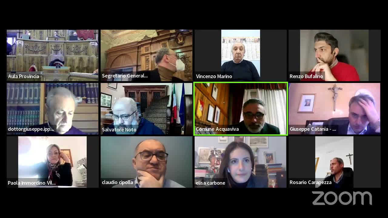 Video 'Assemblea dei Sindaci del 21.01.2022' - 21 JAN 2022